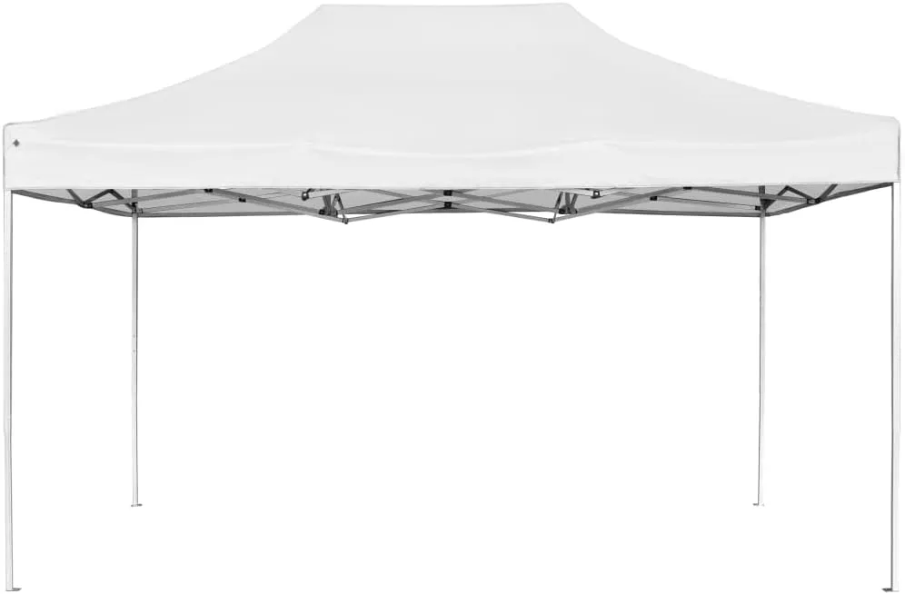 Provide Shade and Shelter with Professional Folding Party Tent, Waterproof, Lightweight Aluminum Frame, 14.8'x9.8', White