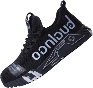 Puncture Proof Comfortable Breathable Safety Shoes,Mens Work Safety Outdoor Protection Footwear Industrial and Construction,