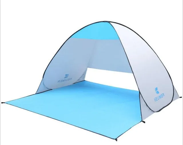 Quick Automatic Open Fishing Garden Beach Camping Folding Tent 2-Person Anti-UV Sun Shelter Awning Outdoor Instand Easy-up tents