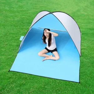 Quick Automatic Open Fishing Garden Beach Camping Folding Tent 2-Person Anti-UV Sun Shelter Awning Outdoor Instand Easy-up tents