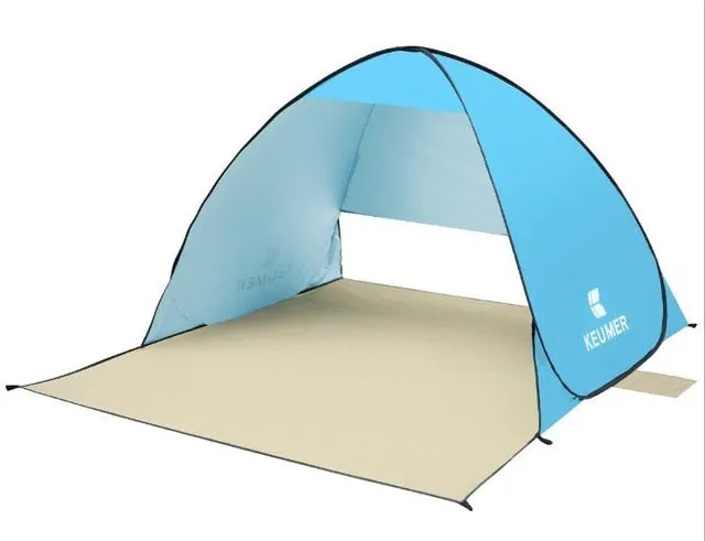 Quick Automatic Open Fishing Garden Beach Camping Folding Tent 2-Person Anti-UV Sun Shelter Awning Outdoor Instand Easy-up tents