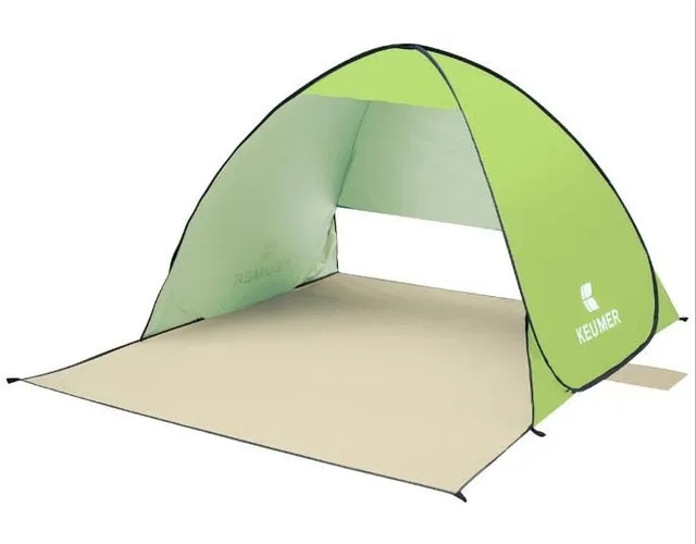 Quick Automatic Open Fishing Garden Beach Camping Folding Tent 2-Person Anti-UV Sun Shelter Awning Outdoor Instand Easy-up tents