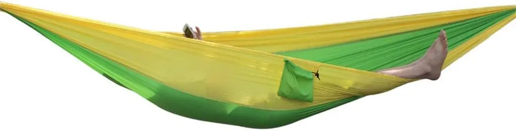 Recreation Camping Hammock Double & Single Portable Hammocks, Lightweight Nylon Parachute Hammocks for Backpacking, Travel, Beach, Backyard, Patio, Hiking Gifts for Hiker