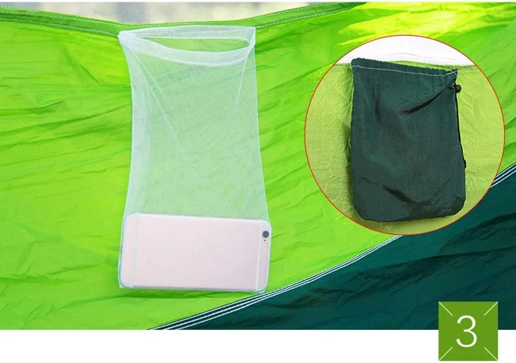 Recreation Camping Hammock Lightweight Durable Portable Travel Hammock with Mosquito Net-2 Person Outdoor Camping Hiking Backpacking Gifts for Hikers