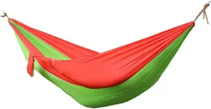 Recreation Single Double Hammock Adult Outdoor Backpacking Travel Survival Hunting Sleeping Bed Portable with 2 Straps 2 Carabiner Gifts for Hikers