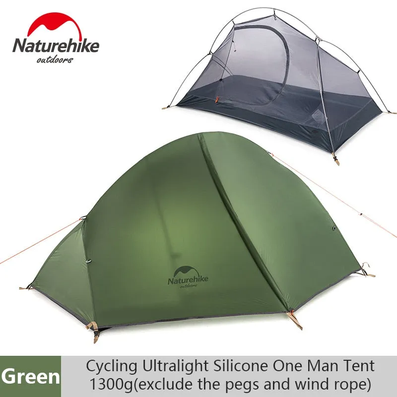 Refund policy Single Professional Camping Waterproof Tent Naturehike Double-layer Anti-rainstorm Portable Tent Low-priced