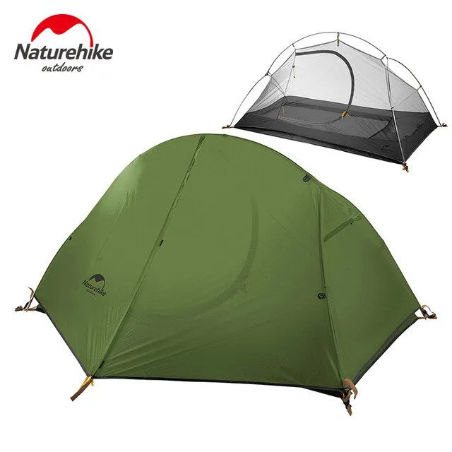 Refund policy Single Professional Camping Waterproof Tent Naturehike Double-layer Anti-rainstorm Portable Tent Low-priced