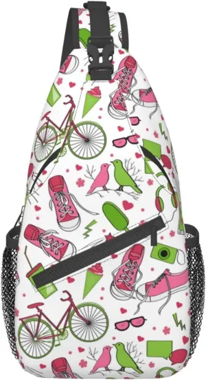 Riding Shoulder Bag Cycling Sling Backpack Daypack Casual Backpack Hiking Bag Hiking Backpack Bag