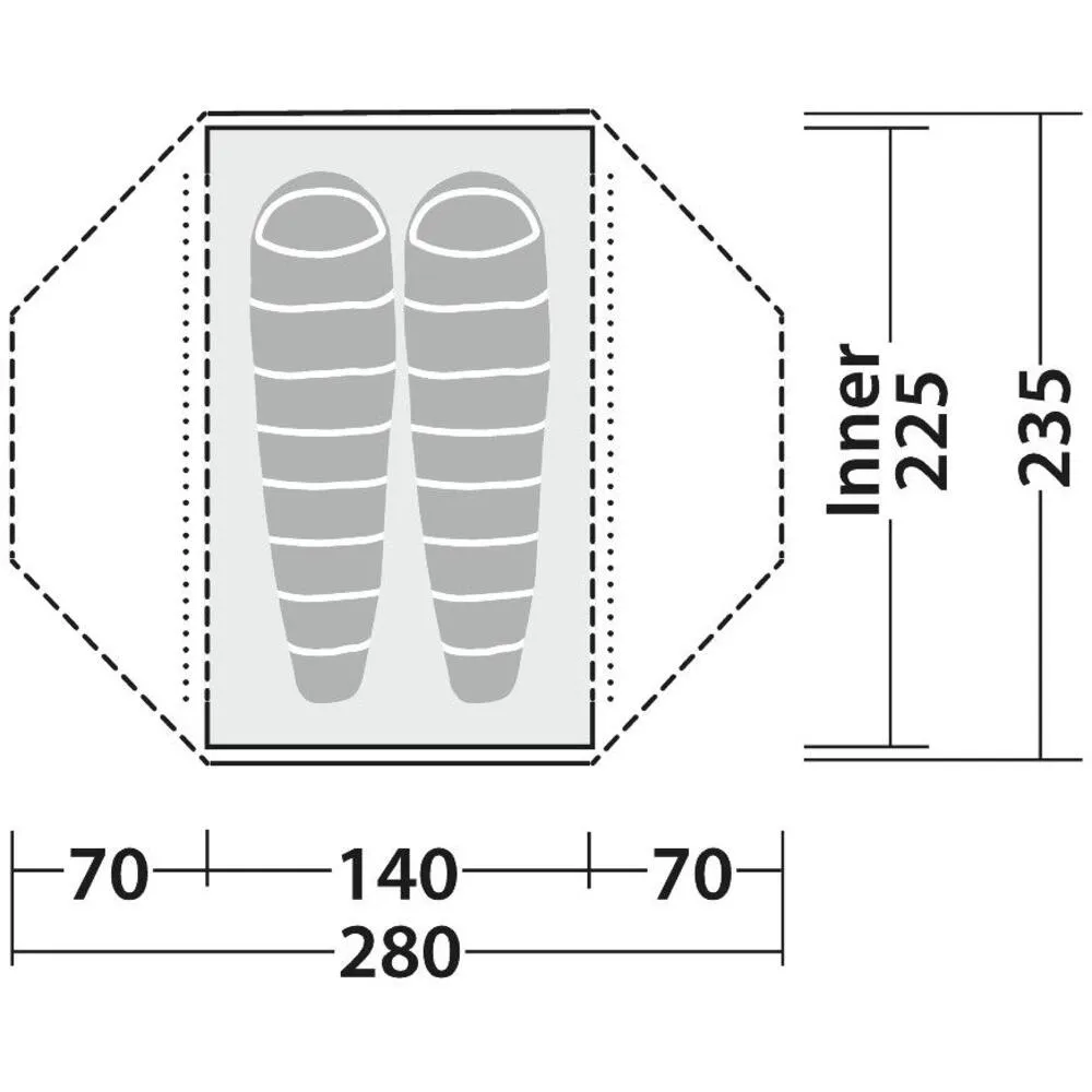Robens Losge 2, 3-season 2-person tent