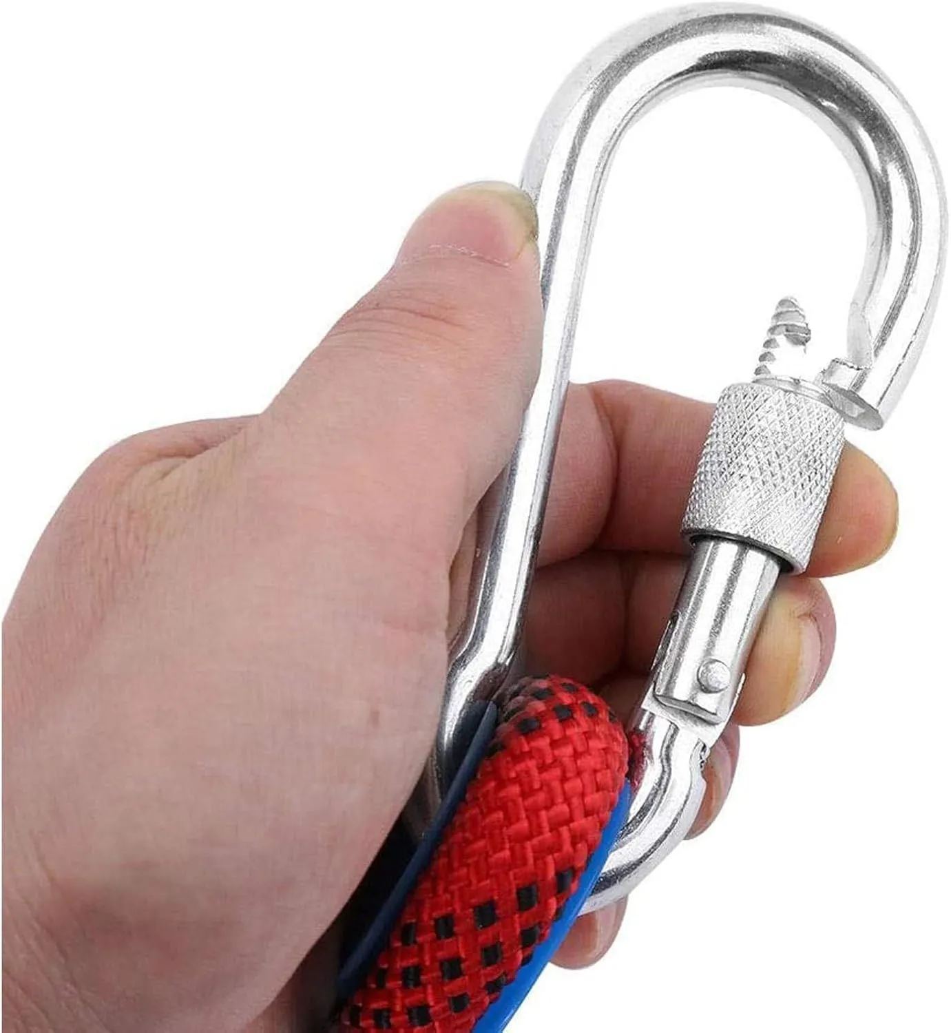 Rock Climbing Rope, Static Rock Climbing Rope Heavy Duty Escape Rope for Outdoors Fire Rescue Parachute Rope for Tree Climbing Arborist Work