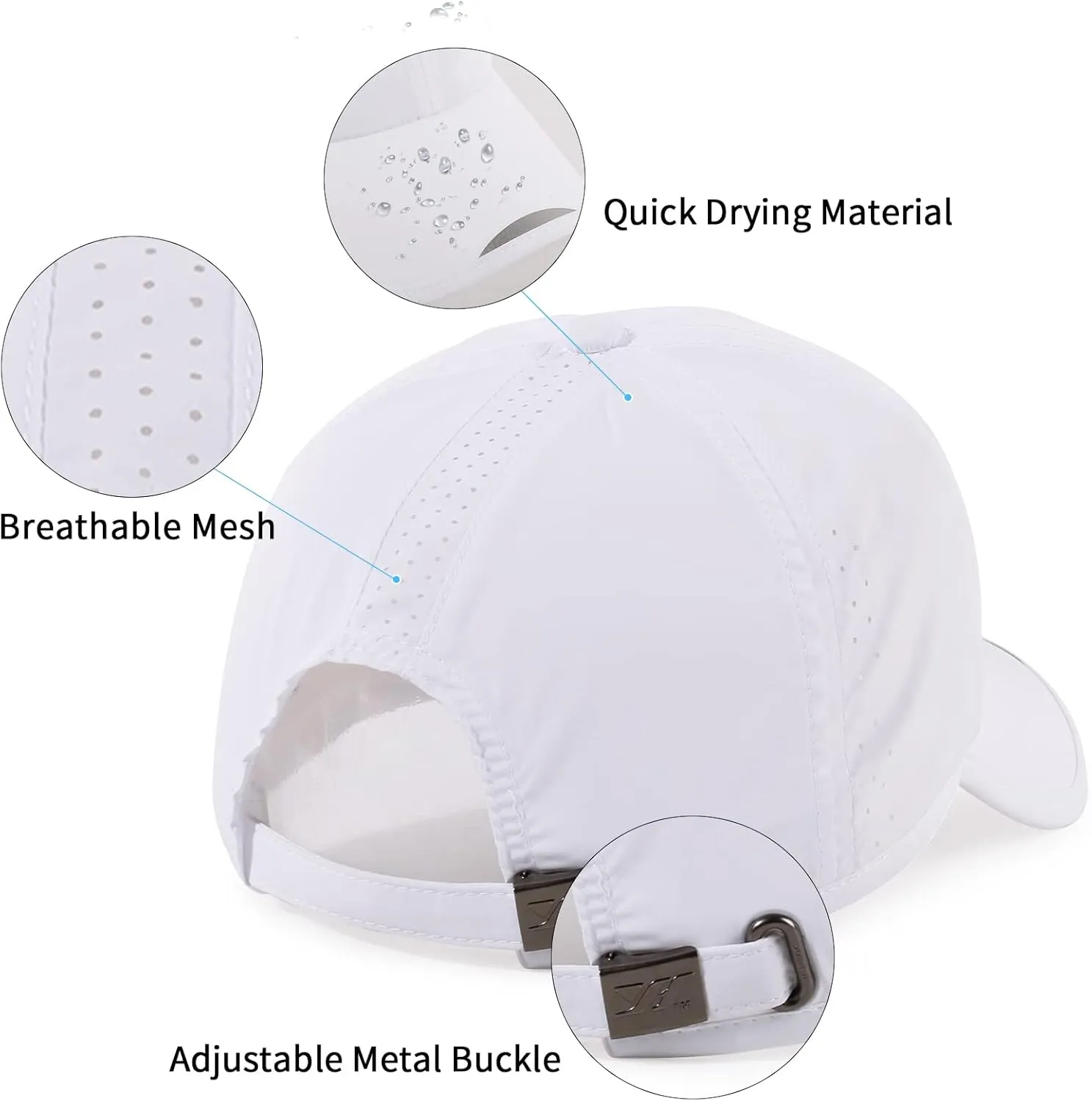 Running Hat Outdoor Sun Protection Hat Mesh Quick Dry Hat Thin Cool Baseball Cap for Women and Men