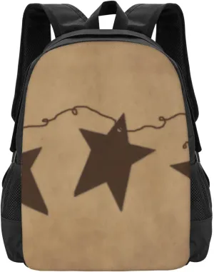 Rusty Stars Lightweight Packable Backpack Travel Casual Hiking Daypack Foldable Backpack For Men Women