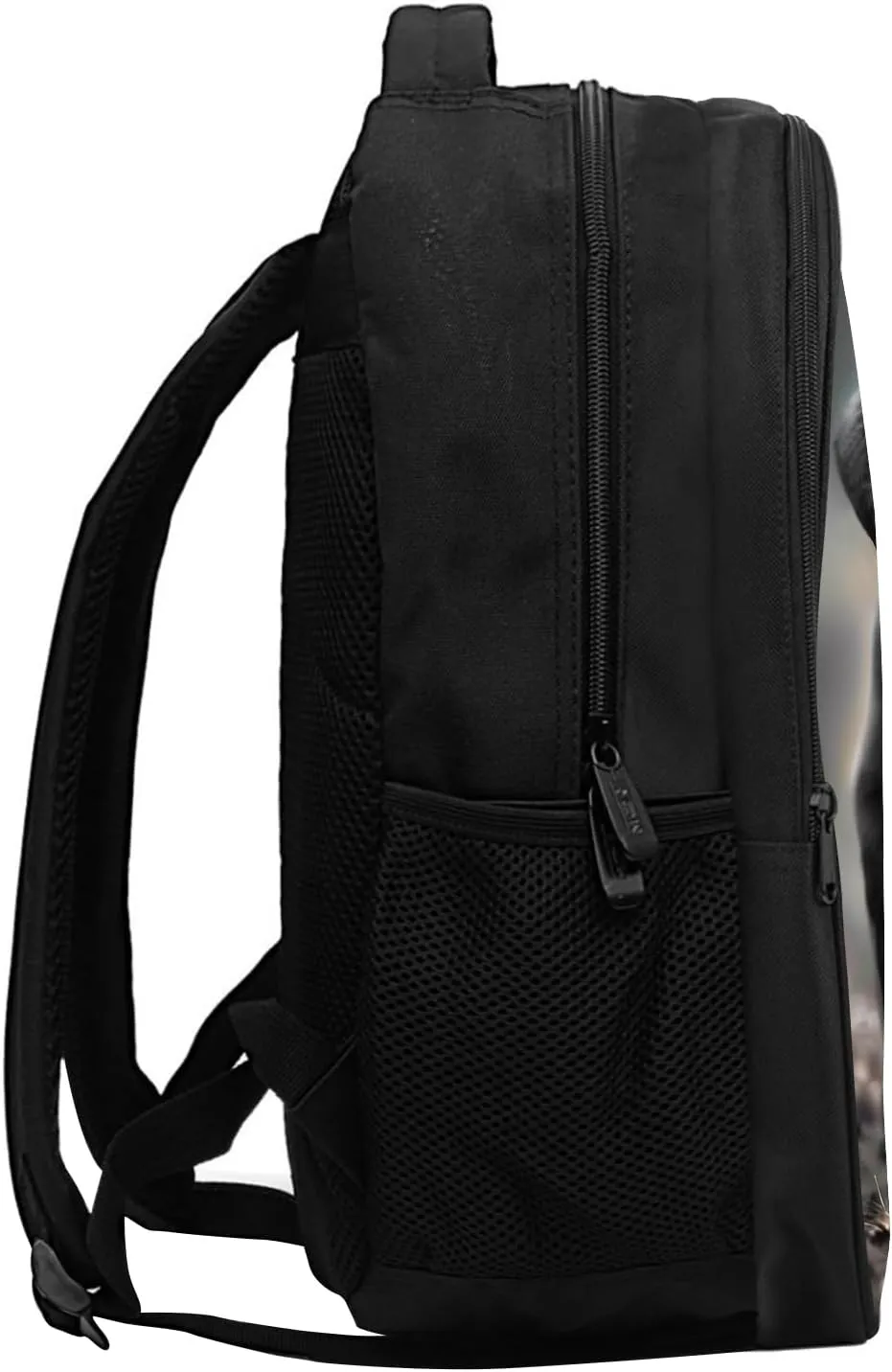 SARA NELL Black Labrador Dog School Backpack, Cute Puppy School Book Bags with Padded Straps, Elementary Student Bookbag Animal Print Daypack for Boys Girls, 15.7 Inches