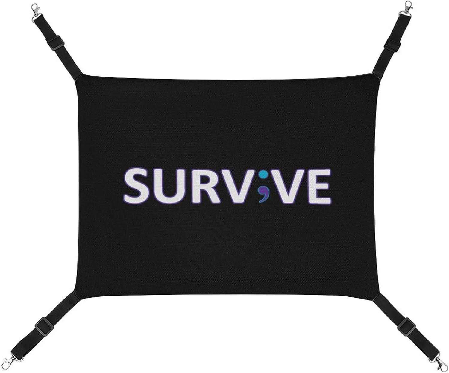 Semicolon Live Suicide Prevention Hanging Cat Bed Soft Breathable Pet Hammock for Cage Pet Sleeper for Kitten Ferret Puppy Rabbit