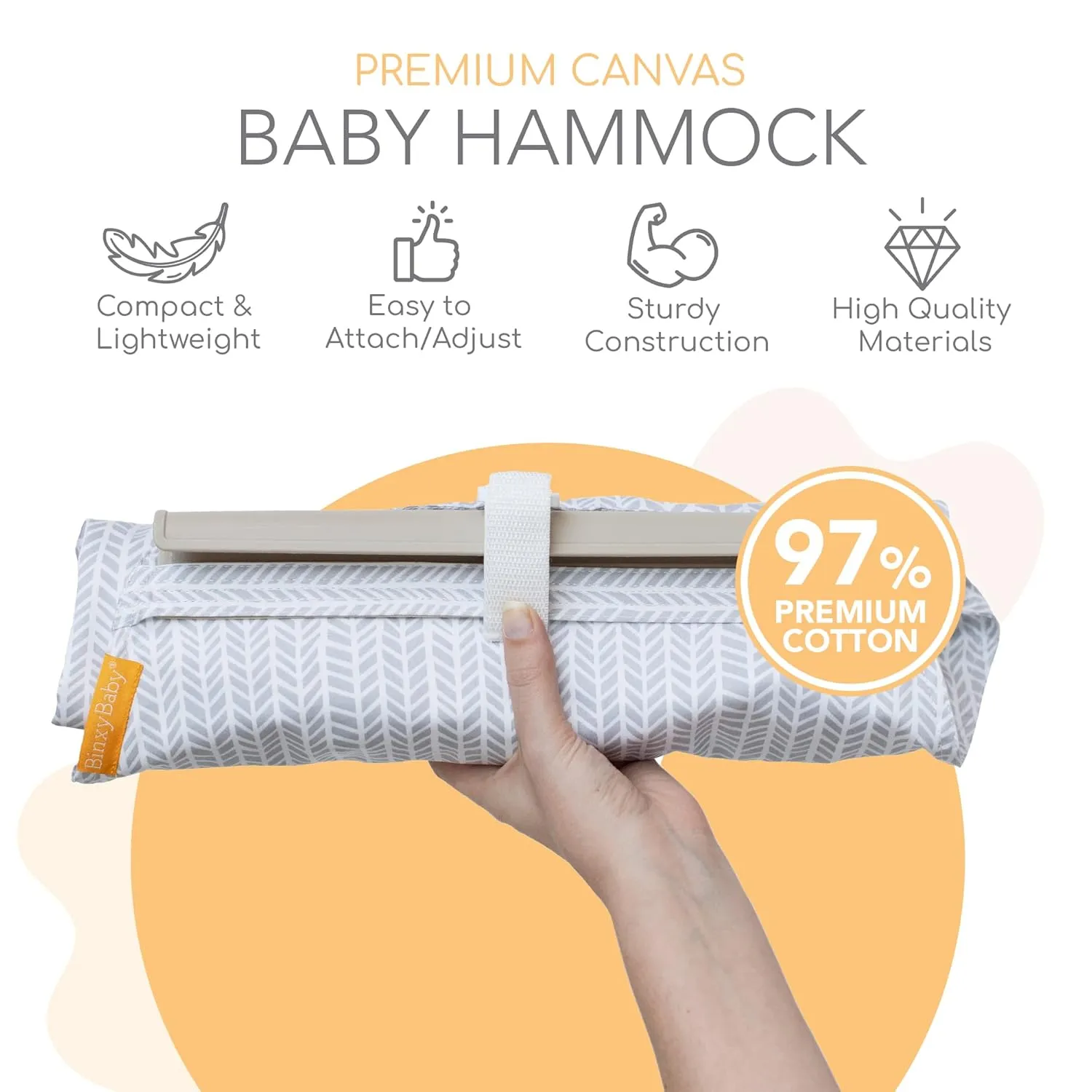 Shopping Cart Hammock for Infants and Toddlers, Babies, for All Car Seat Models, Grocery, Capacity of up to 50 lbs, Little Arrow