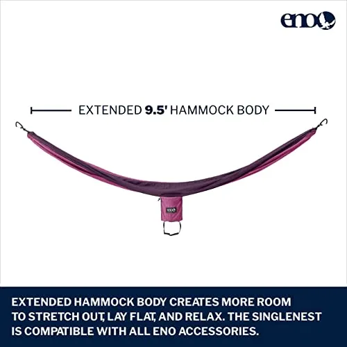 SingleNest Hammock-Lightweight Portable Hammock for Camping, Hiking