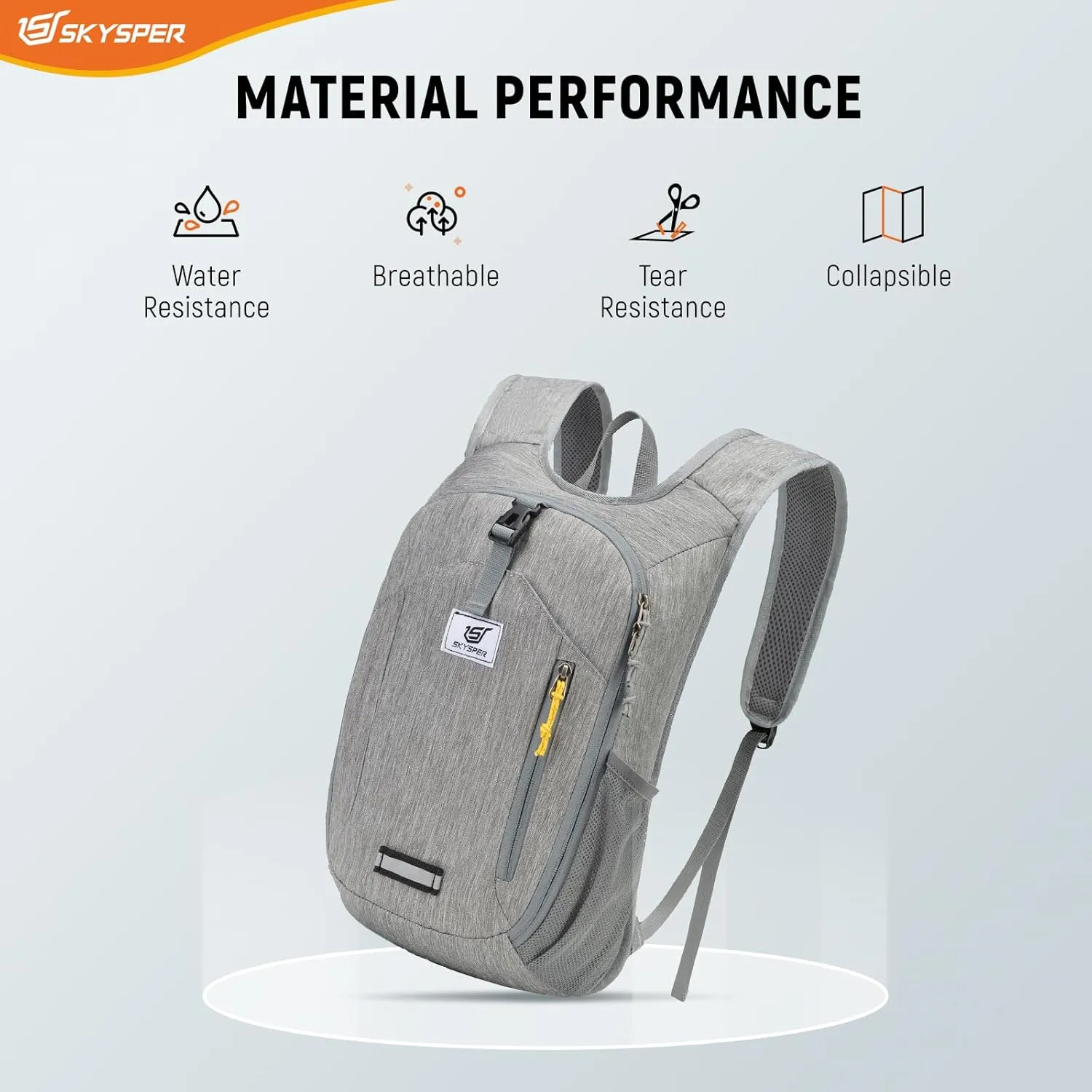SKYSPER Small Hiking Backpack 10L Foldable Daypack Packable Lightweight Hiking Daypack Travel Day Pack for Women Men