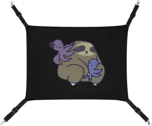 Sloth with Octopu Hanging Cat Bed Soft Breathable Pet Hammock for Cage Pet Sleeper for Kitten Ferret Puppy Rabbit