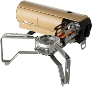 Snow Peak's Home & Camp Burner, Khaki, GS-600KH-US, Designed in Japan, Lifetime Product Guarantee, Lightweight and Compact for Camping, Stable Base for Cooking, One Size