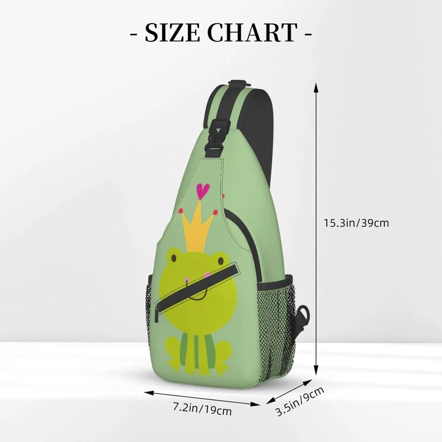 SSIMOO Crown Frog Versatile Travel Hiking Backpack-Perfect For Outdoor Cycling,Chest Shoulder Bag