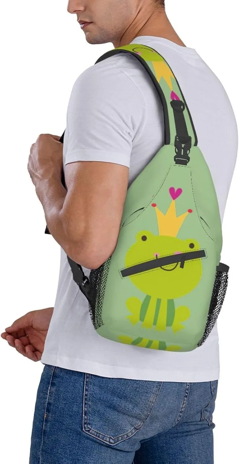 SSIMOO Crown Frog Versatile Travel Hiking Backpack-Perfect For Outdoor Cycling,Chest Shoulder Bag