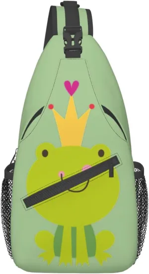 SSIMOO Crown Frog Versatile Travel Hiking Backpack-Perfect For Outdoor Cycling,Chest Shoulder Bag
