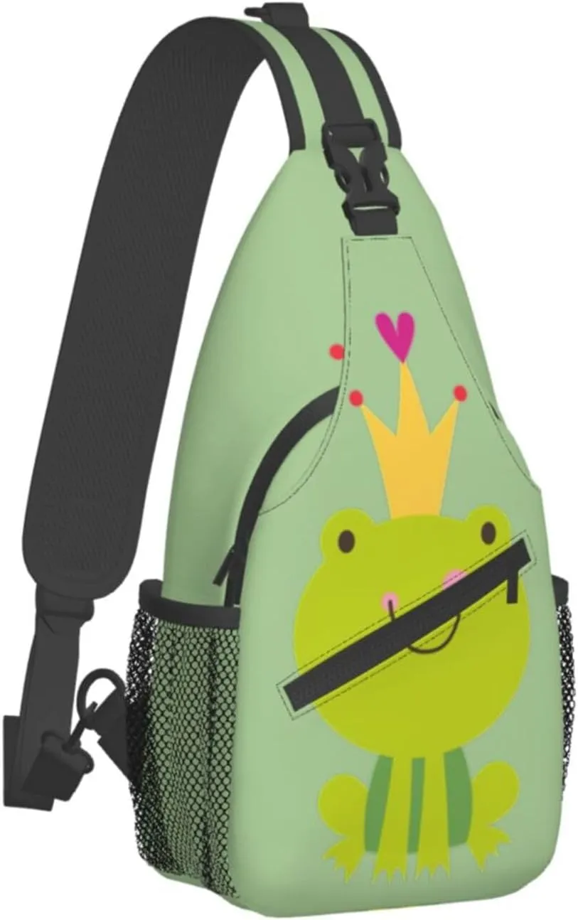 SSIMOO Crown Frog Versatile Travel Hiking Backpack-Perfect For Outdoor Cycling,Chest Shoulder Bag