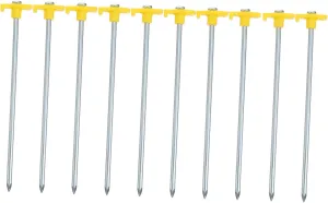 Stainless Steel Tent Stakes 10pcs Camping Tent Pegs Aluminum Ground Nails Design Strong Wind Resistance