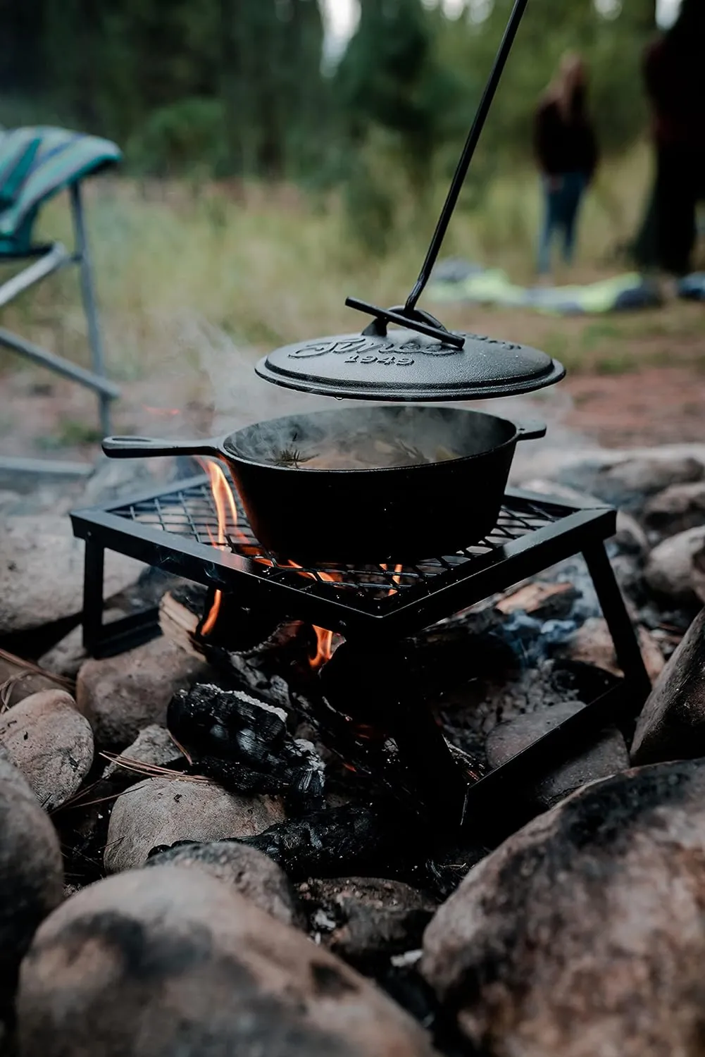 Stansport Powder Coated Steel Portable Camp Grill