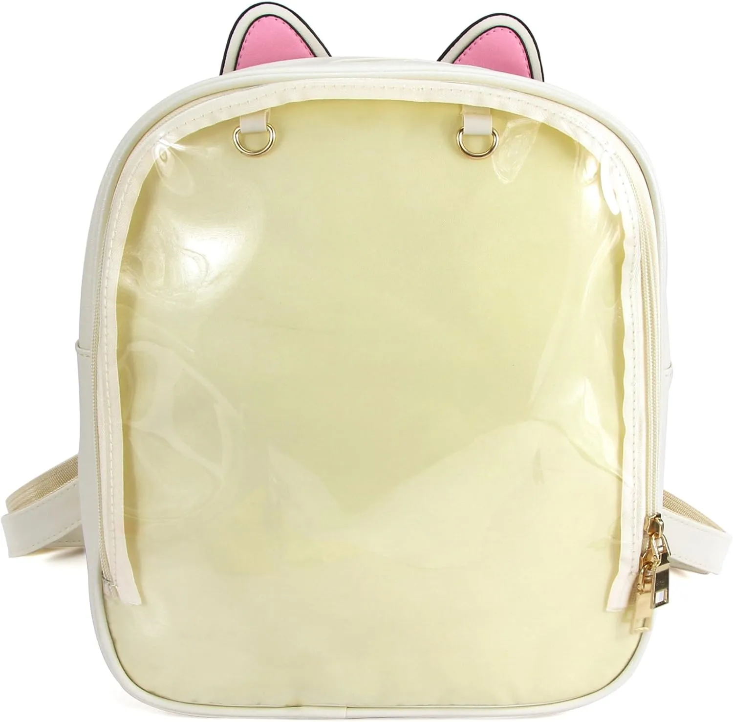 STEAMEDBUN Ita Bag Backpack with Insert Cat ears Pin Display Backpack Collector Bag for Anime Cosplay