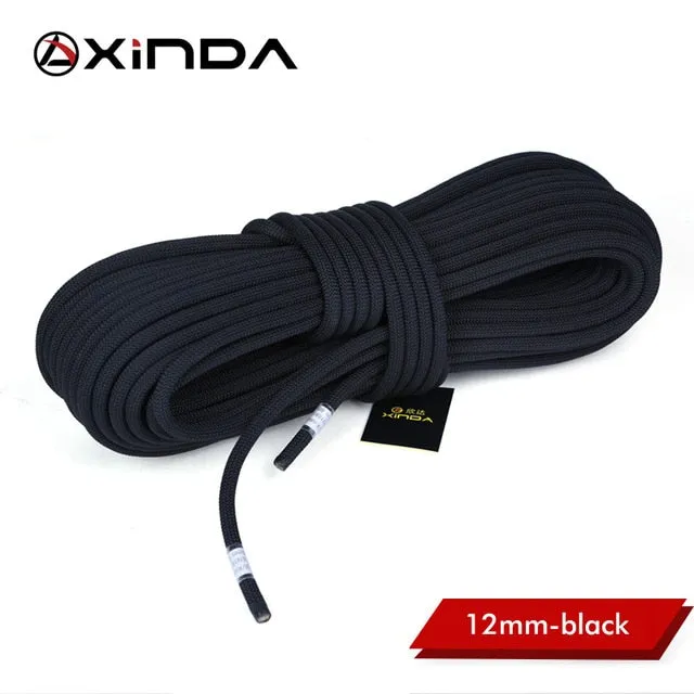 Strength XINDA diameter Safety High  Equipment Survival Rope 12mm Effective communication Eco-friendly Camping Rope Climbing Rock Climbing Static Lanyard