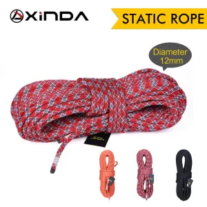 Strength XINDA diameter Safety High  Equipment Survival Rope 12mm Effective communication Eco-friendly Camping Rope Climbing Rock Climbing Static Lanyard