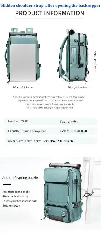 Stylish Waterproof Travel Backpack