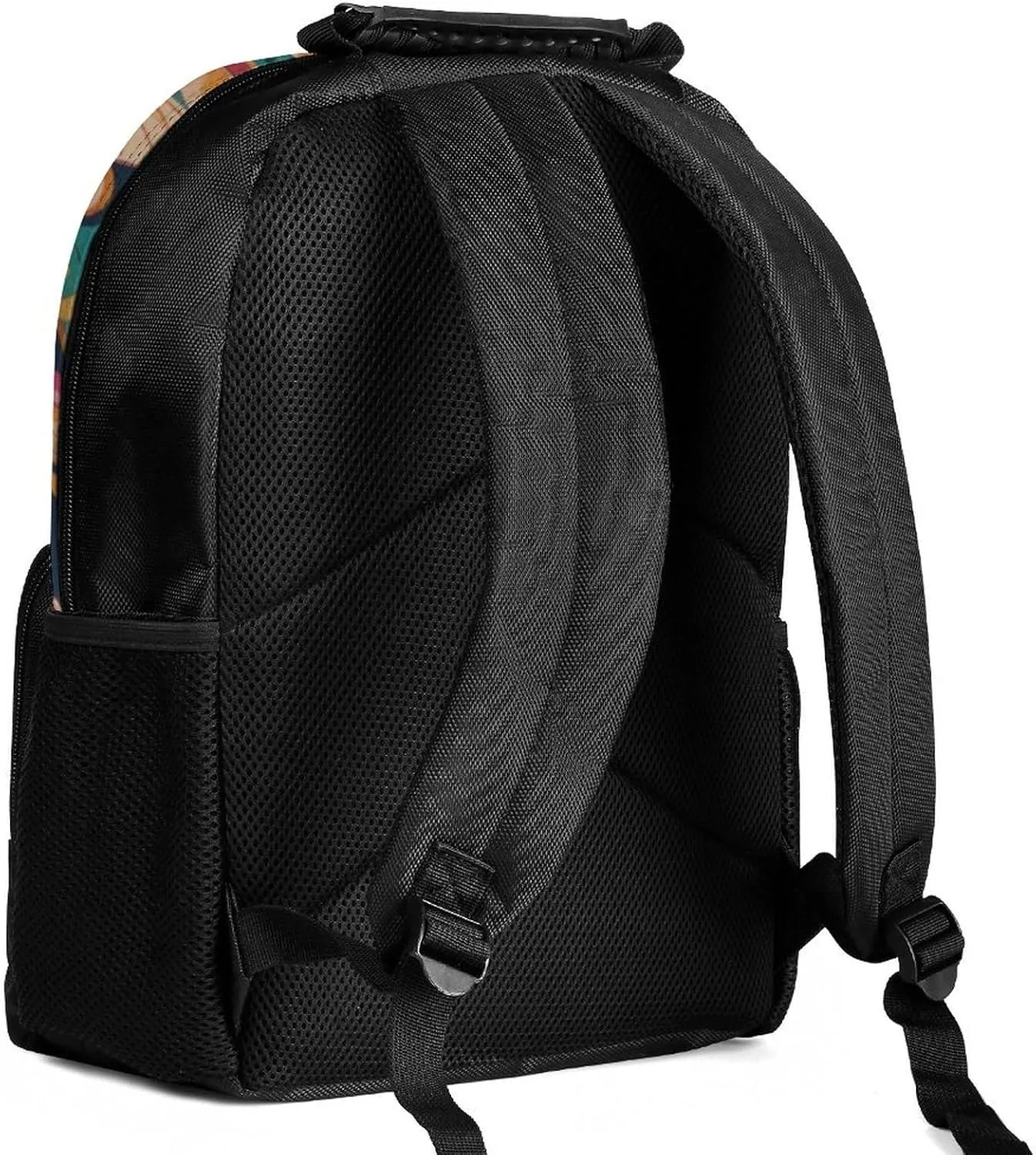 Supdreamc Lightweight Rucksacks for Camping Picnic Walking Cycling - Large Capacity Multipurpose Anti-Theft Carry On Bag, Boho Mandala Flowers Art Travel Hiking & Camping Rucksack
