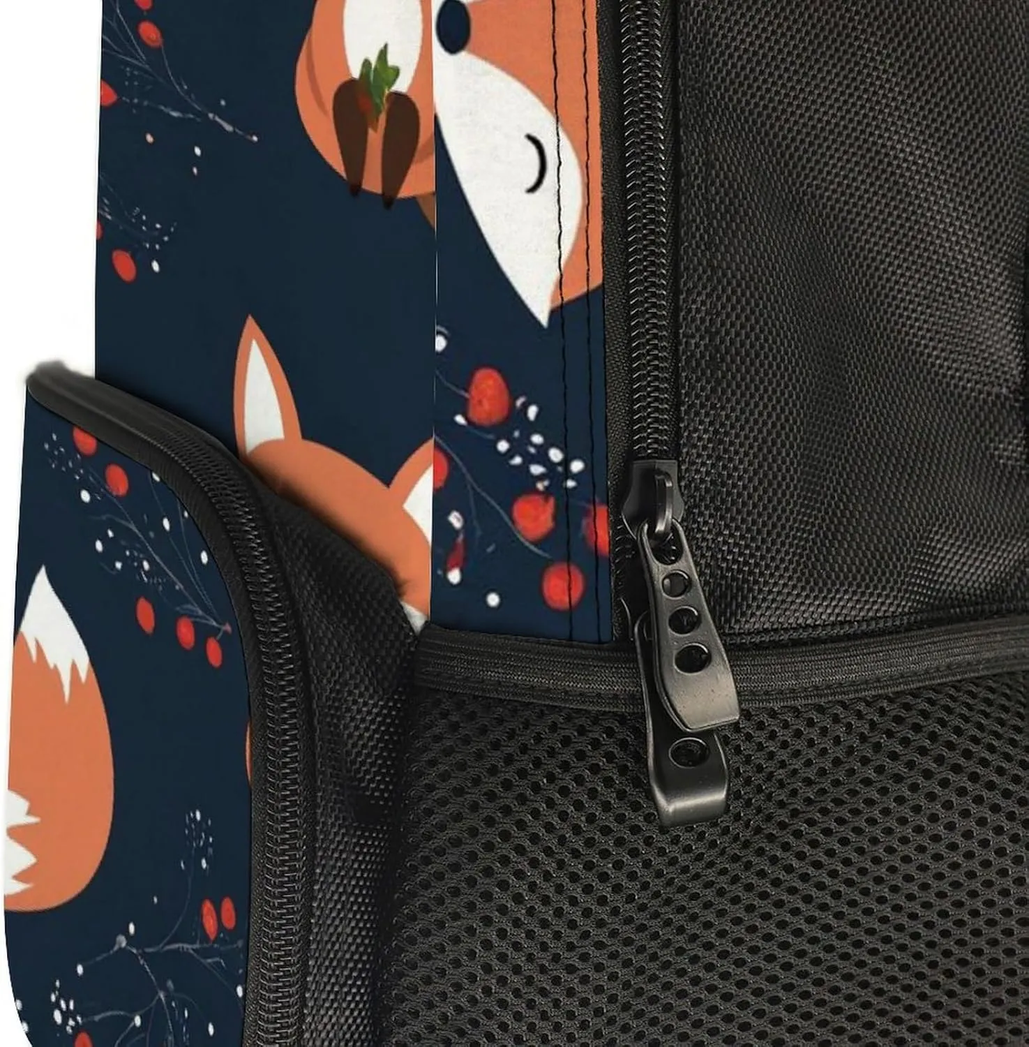 Supdreamc Polyester Daypack Backpack for Trekking Picnic Walking Cycling - Large Capacity Anti-Theft Multipurpose Shoulder Bag, Cute Fox Art Casual Daypack