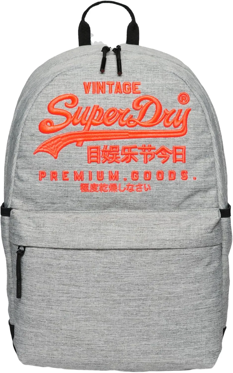 Superdry Womens Heritage Montana Backpack, Classic Hiking-Inspired Design Light Grey Marl Size One Size