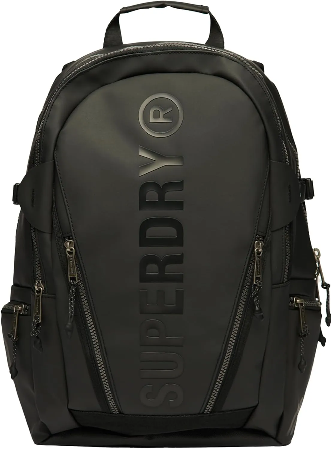 Superdry Womens Tarp Rucksack, Classic Hiking-Inspired Design Black/Black Size One Size