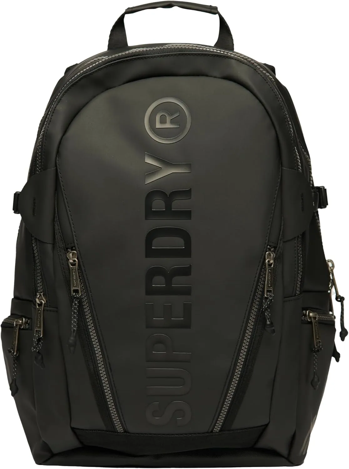 Superdry Womens Tarp Rucksack, Classic Hiking-Inspired Design Black/Black Size One Size