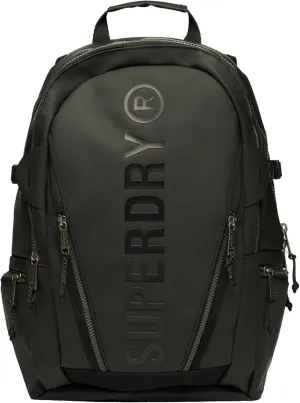 Superdry Womens Tarp Rucksack, Classic Hiking-Inspired Design Black/Black Size One Size