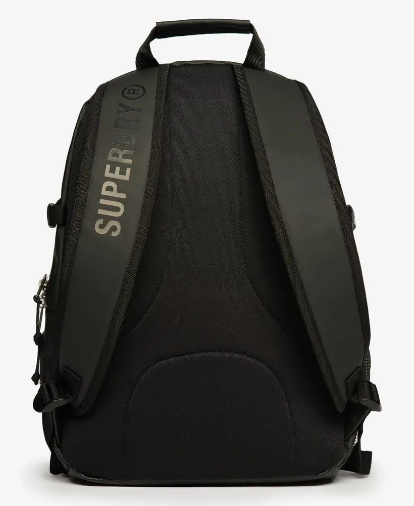 Superdry Womens Tarp Rucksack, Classic Hiking-Inspired Design Black/Black Size One Size