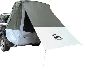 SUV Tent Car Awning, UPF 50   with Portable Waterproof Storage Bag, Tear-Resistant, Large Space, Good Vision, Smooth Ventilation, Suitable for Outdoor Beach Camping Auto Canopy Shade…