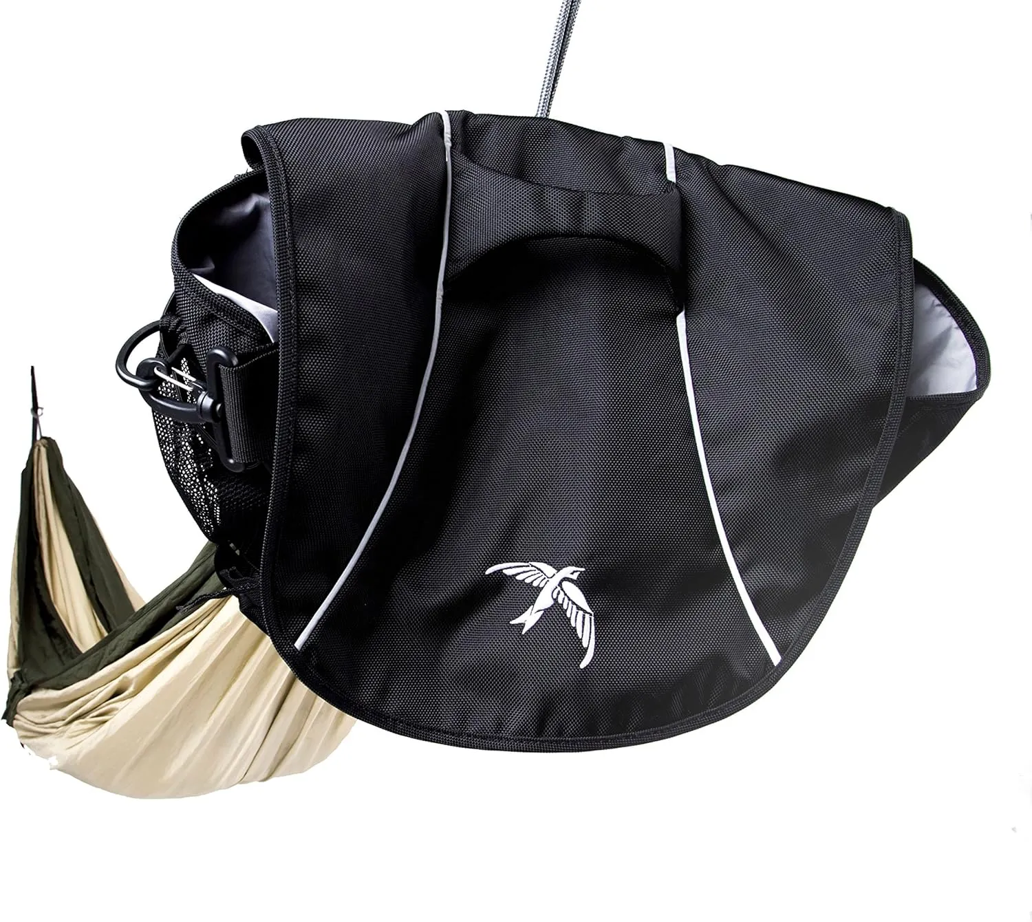 Swift Messenger Bag Hammock - Convenient Double Wide Camping & Travel, Built Into a Lightweight, Durable for Easy Carrying Gear Bag