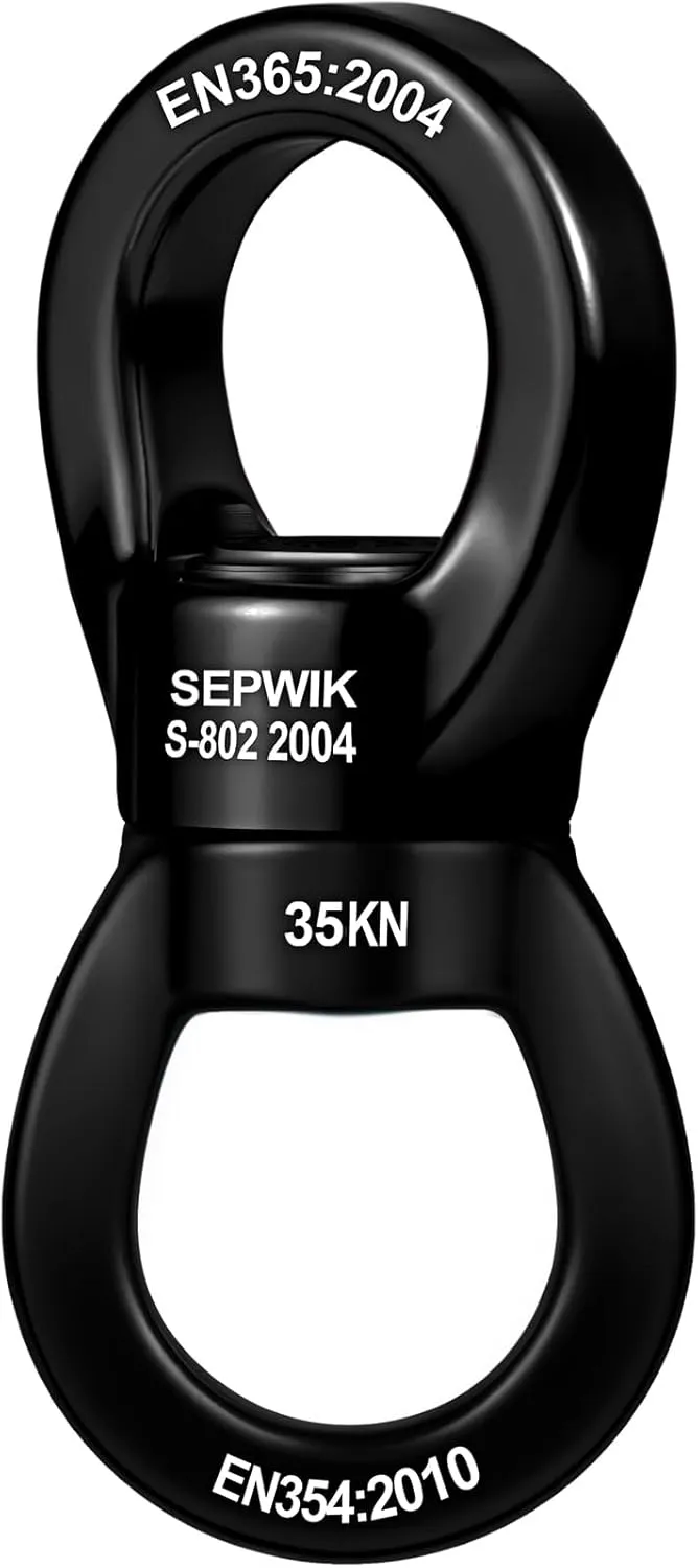 Swing Swivel, 35KN Swing Spinner, 360° Safety Rotational Device Hanging Accessory for Hanging Hammock, Aerial Dance
