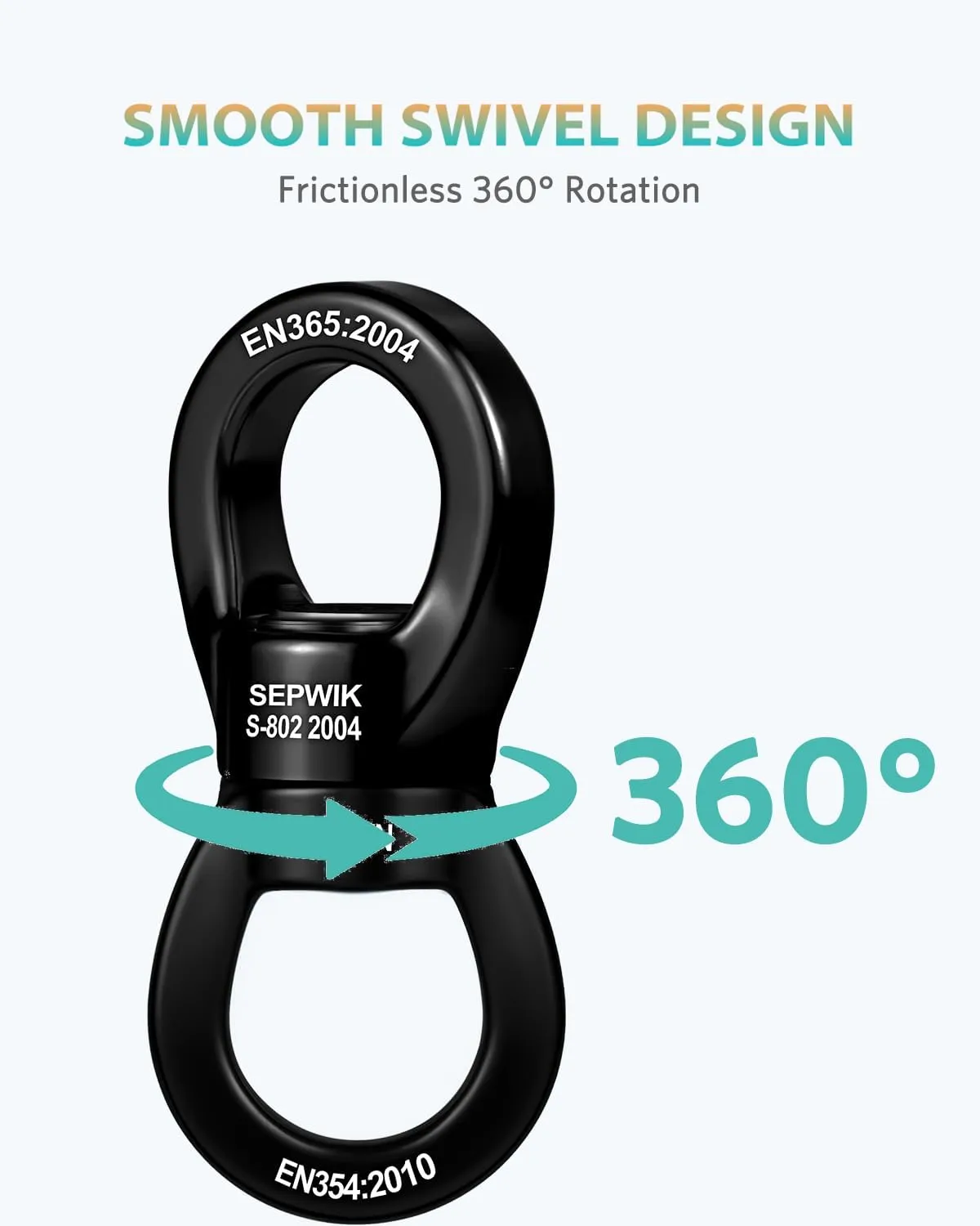 Swing Swivel, 35KN Swing Spinner, 360° Safety Rotational Device Hanging Accessory for Hanging Hammock, Aerial Dance