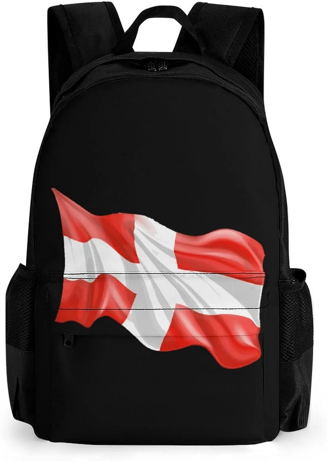 Switch Flag 16 Inch Laptop Backpack Large Capacity Daypack Travel Shoulder Bag for Men Women
