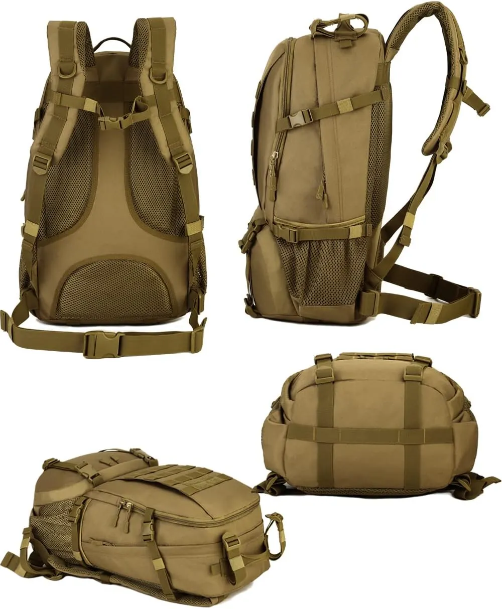 Tactical Backpack 40L Assault Rucksack Molle Military Daypack
