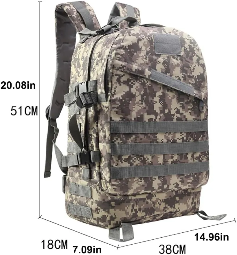 Tactical Backpack Assault Pack 40L MOLLE Hunting Rucksack Hiking daypack for Cycling Traveling Motorcycle