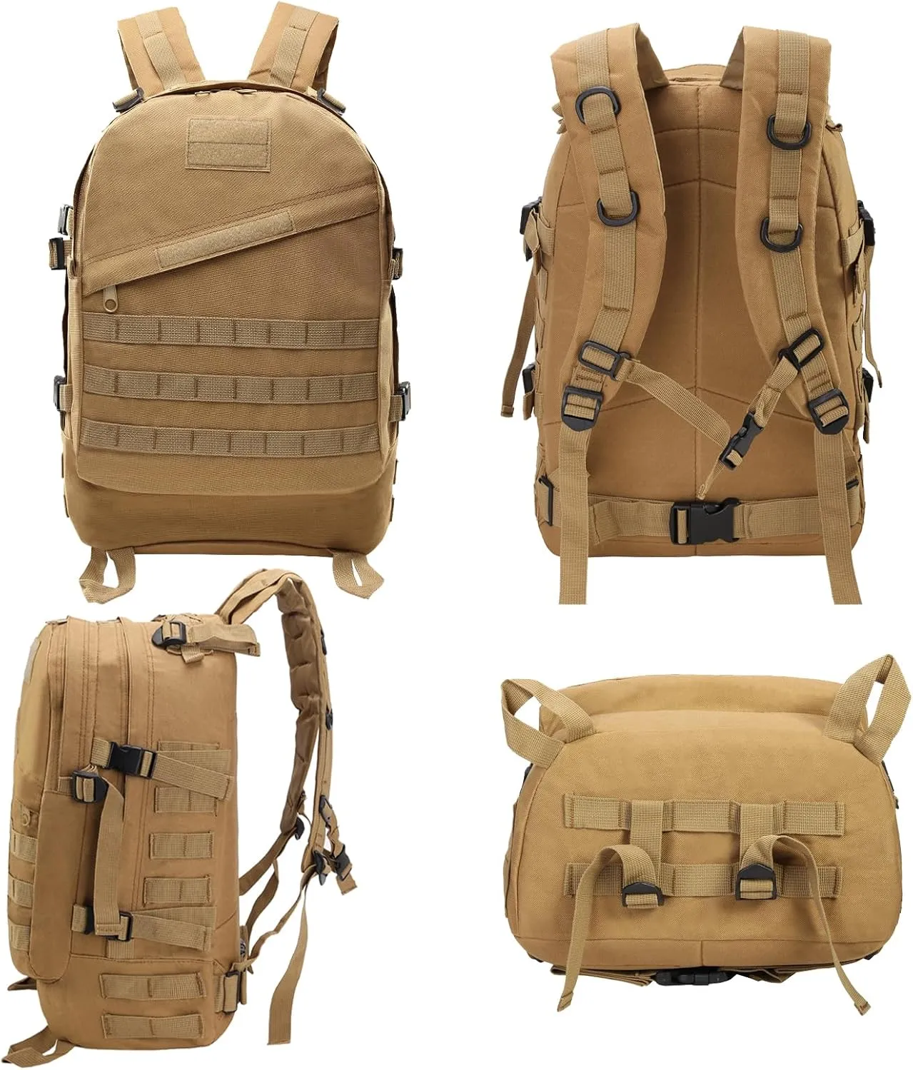Tactical Backpack Assault Pack 40L MOLLE Hunting Rucksack Hiking daypack for Cycling Traveling Motorcycle