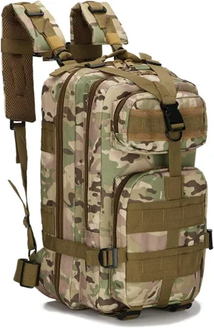 Tactical Backpack for Men, 30L Small Outdoor Army Backpacks Military Rucksack Molle Bag for Sports Camping Hiking Trekking Fishing Hunting
