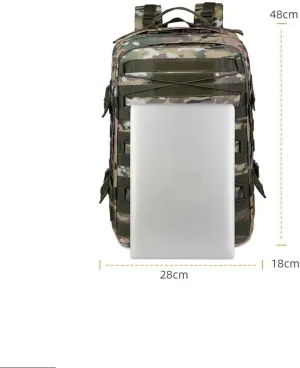 Tactical Backpack Military Molle Hiking 20-35L Assault tactics for mountaineering tour outdoor camouflage green camouflage
